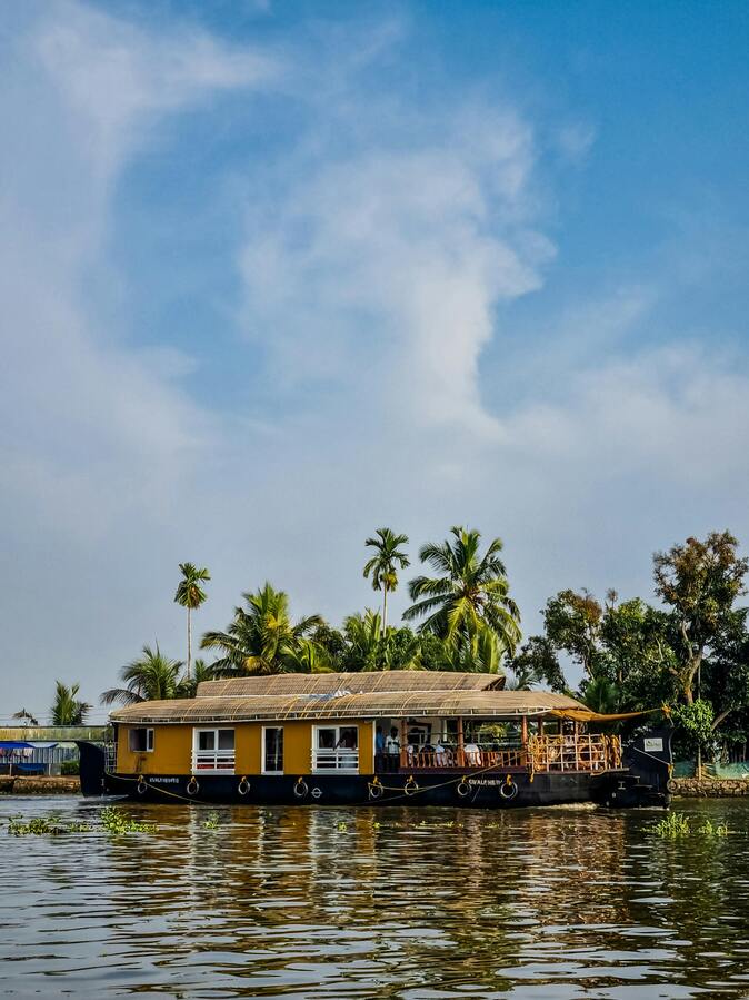 A boat in river in Assam